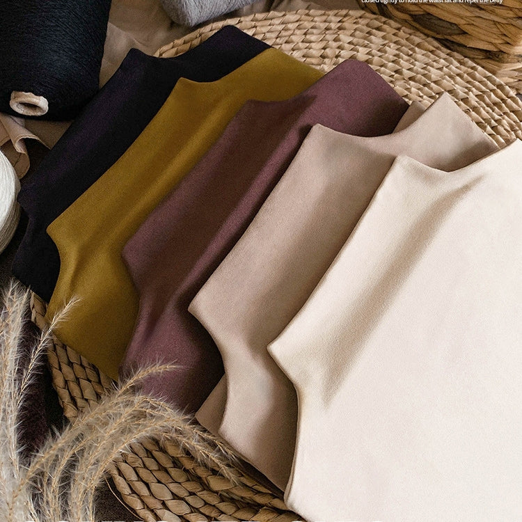 トップス カシミアタッチニット カットソー ロンT レディース ストレッチ プチハイネック