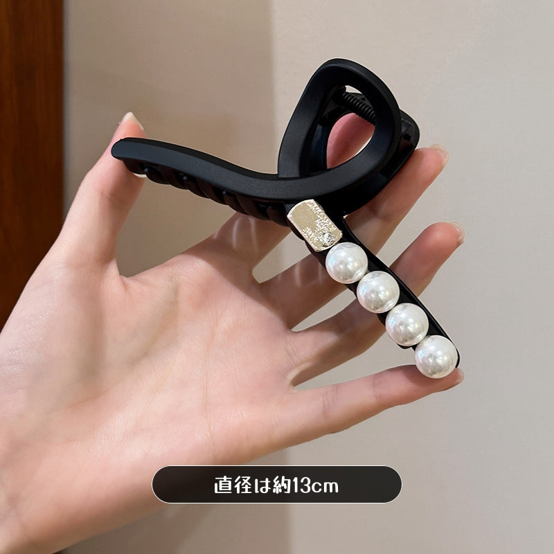 ヘアクリップ 韓国 バンスクリップ バレッタ まとめ髪 髪飾り ヘアアクセサリー ヘアピン