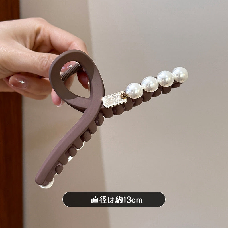 ヘアクリップ 韓国 バンスクリップ バレッタ まとめ髪 髪飾り ヘアアクセサリー ヘアピン