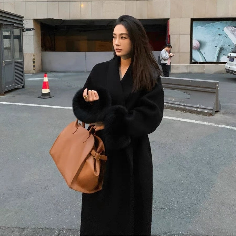 コート ウールコート ウール95% ロングコートアウター 大きいサイズ チェスターコート