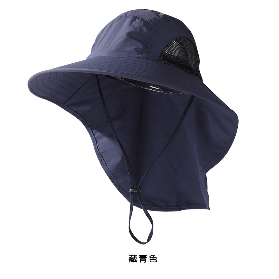 サファリハット 帽子 夏用 大きい ツバ広 アウトドア UVカット 日除け 紫外線対策