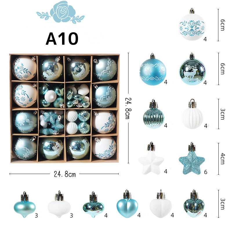 クリスマス オーナメント ボール クリスマスボール 直径6cm 6pcs 34pcs 52pcs