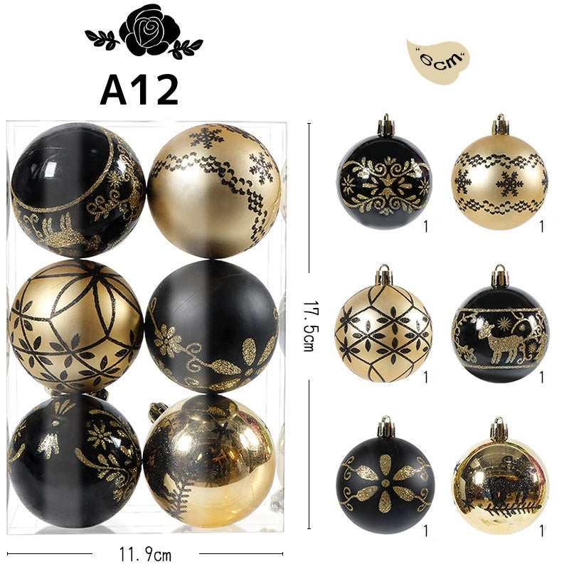 クリスマス オーナメント ボール クリスマスボール 直径6cm 6pcs 34pcs 52pcs