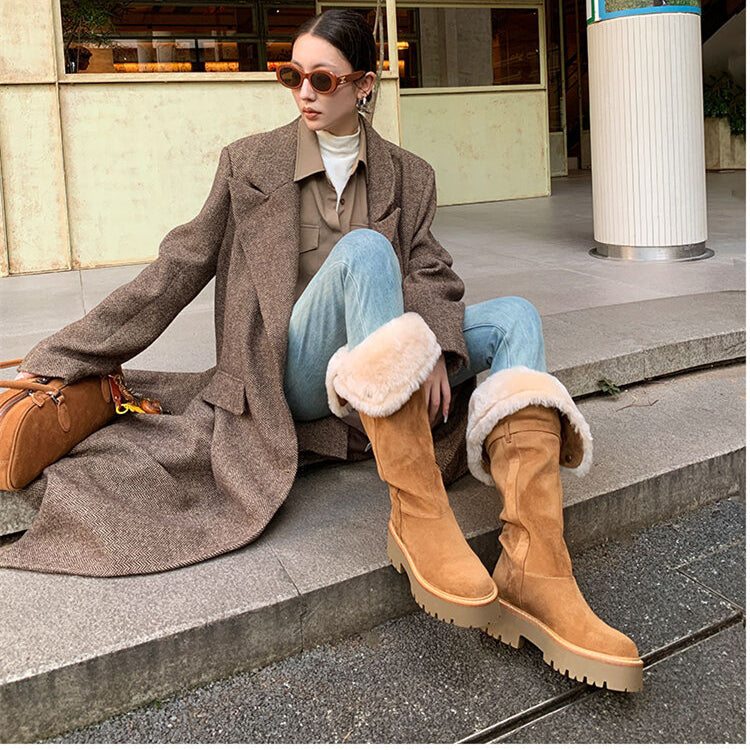 スノーブーツ ムートンブーツ 2WAY仕様 レディースブーツ 冬靴 レディースブーツ 防寒