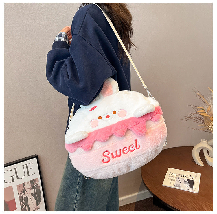 ショルダーバッグ 斜め掛けバッグ かわいい バッグ プチプラ おしゃれ 小物 フワフワ ふわふわ