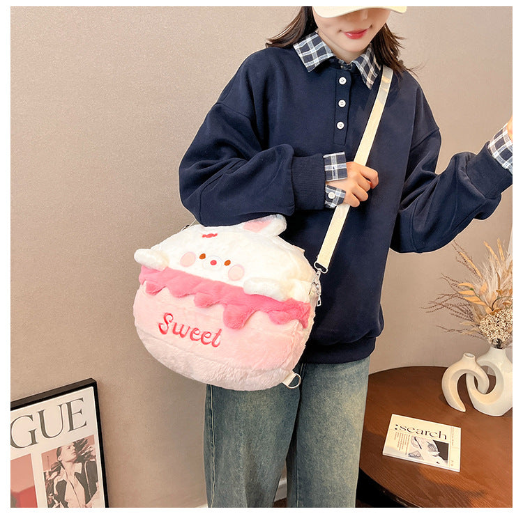 ショルダーバッグ 斜め掛けバッグ かわいい バッグ プチプラ おしゃれ 小物 フワフワ ふわふわ