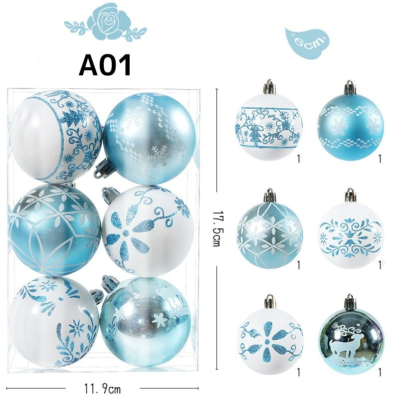 クリスマス オーナメント ボール クリスマスボール 直径6cm 6pcs 34pcs 52pcs