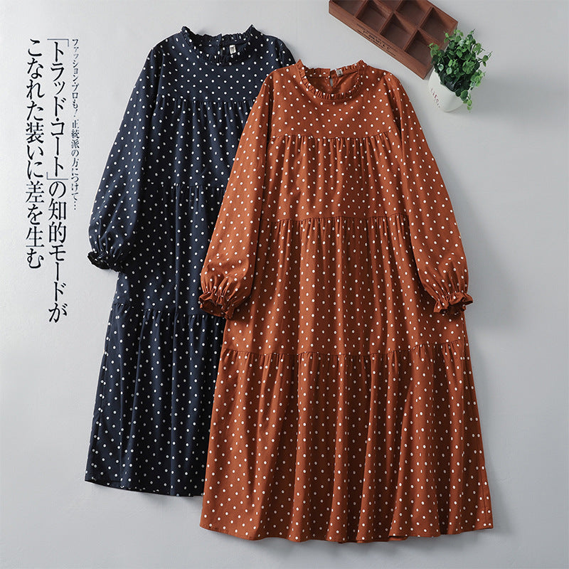 ドットシャツ ブラウス ワンピース トップス レディース オーバーシャツ