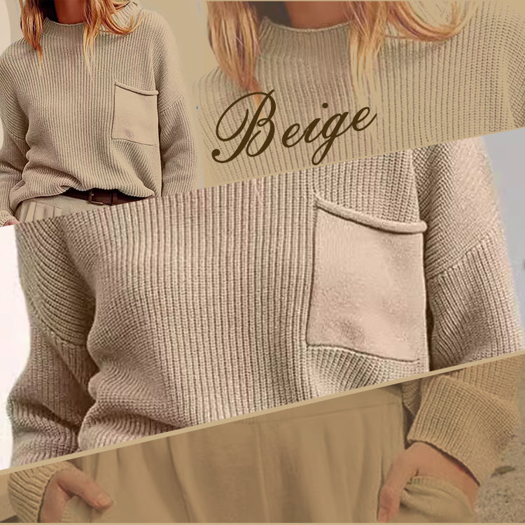 ニット セーター  ハイネックニット 長袖セーター トップス レディース