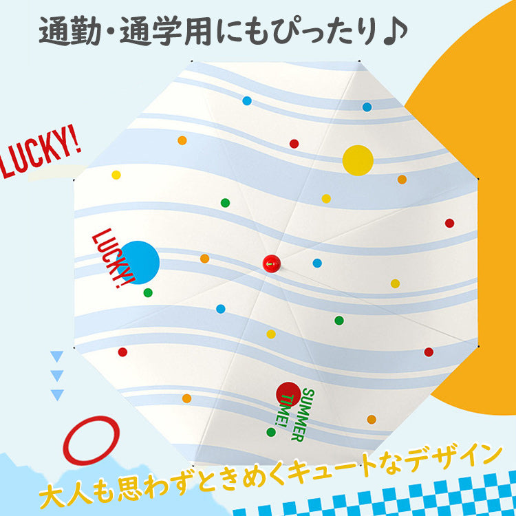 キャラクター柄晴雨兼用傘 折りたたみ傘 折り畳み傘 手開き傘 晴雨傘 レディース傘