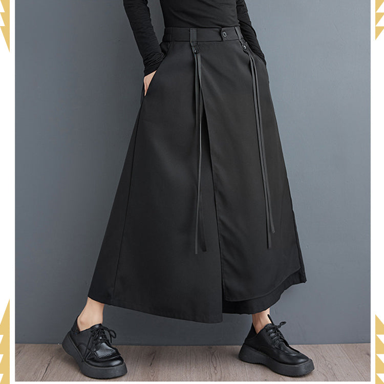 キュロット ワイドレッグパンツ ワイドパンツ ガウチョパンツ レディース