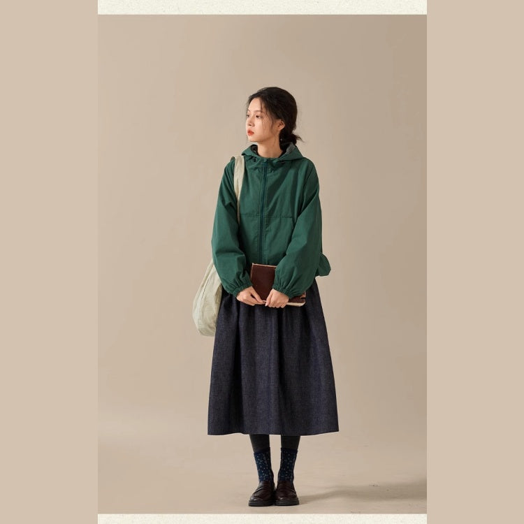 デニムワンピース ワンピース レディース 長袖 スプリングドレス 春服 エレガント