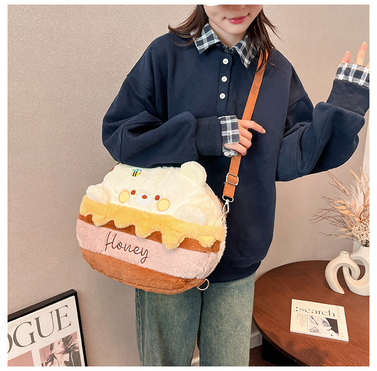 ショルダーバッグ 斜め掛けバッグ かわいい バッグ プチプラ おしゃれ 小物 フワフワ ふわふわ