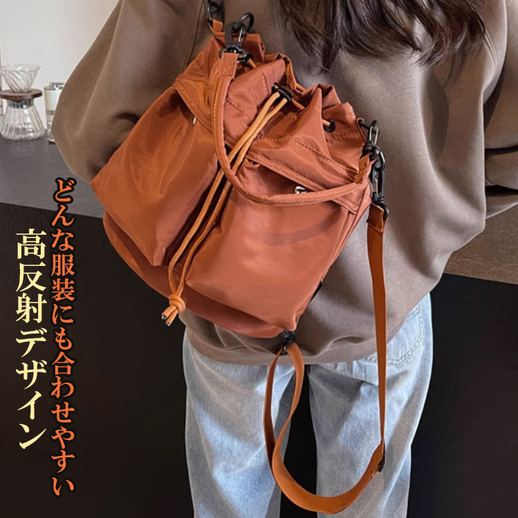 ショルダーバッグ バックパック 巾着バッグ 4wayバッグ レディースバック ハンドバッグ