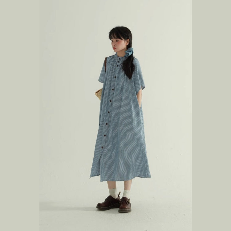 シャツ ブラウス ロングシャツ クルーネックシャツ 彼シャツ トップス
