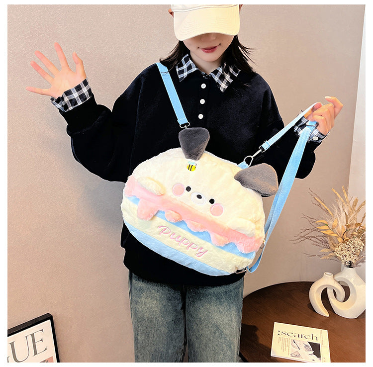 ショルダーバッグ 斜め掛けバッグ かわいい バッグ プチプラ おしゃれ 小物 フワフワ ふわふわ