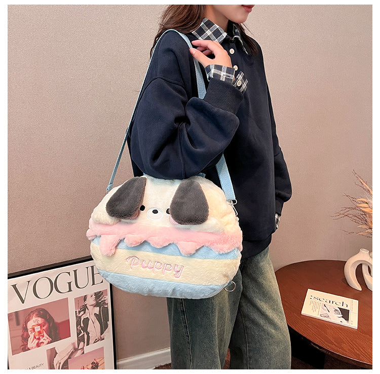 ショルダーバッグ 斜め掛けバッグ かわいい バッグ プチプラ おしゃれ 小物 フワフワ ふわふわ