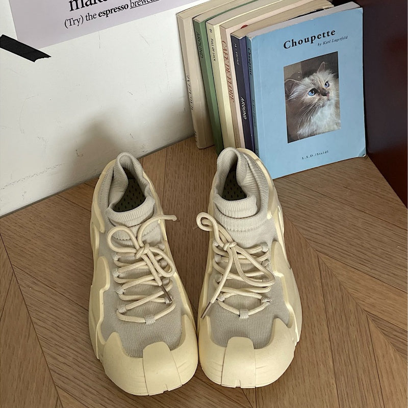 スリッポン レディース 靴 スニーカー 運動靴  カジュアルシューズ  春夏 軽量 軽い 厚底