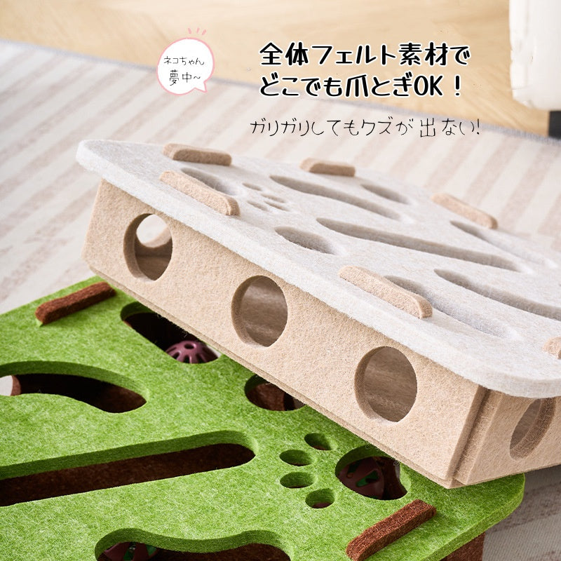 猫つかみ取りおもちゃボックス 猫用おもちゃ キャットトイ ネコおもちゃ 猫じゃらし