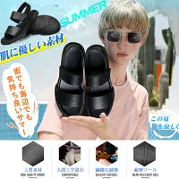 サンダル メンズサンダル メンズスポサン レザーサンダル  スポサンスポーツサンダル