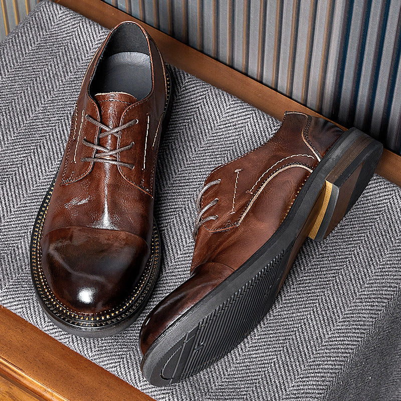 ビジネスシューズ カジュアルシューズ 紳士靴 革靴  メンズ  本革 牛革