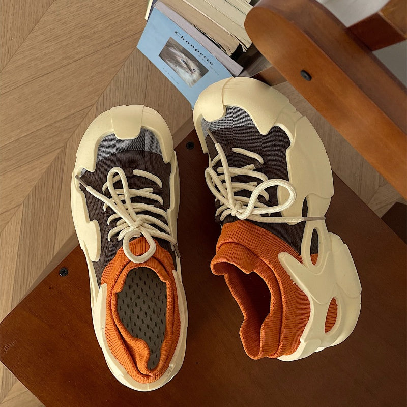 スリッポン レディース 靴 スニーカー 運動靴  カジュアルシューズ  春夏 軽量 軽い 厚底