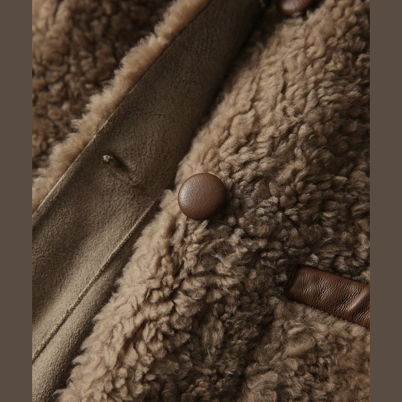 ボアジャケット ボア フリース ジャケット レディース 秋 冬 裏地付 無地 軽量 厚手