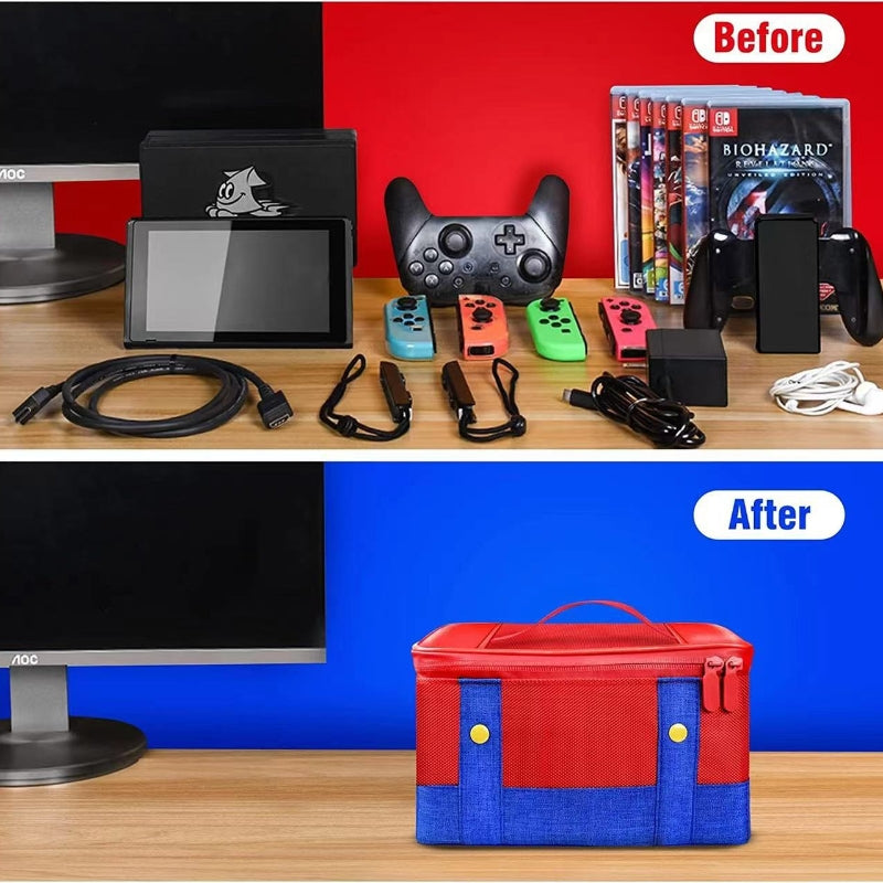 Switch ケース 収納 バッグ スイッチ キャリング ケース スイッチ 収納 オールインワン