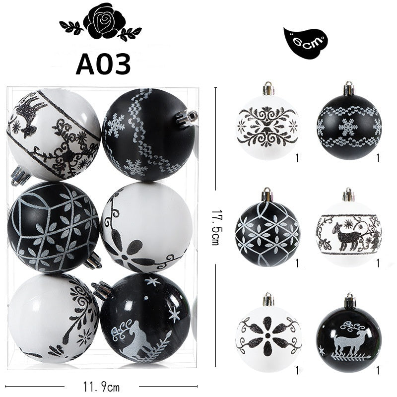 クリスマス オーナメント ボール クリスマスボール 直径6cm 6pcs 34pcs 52pcs