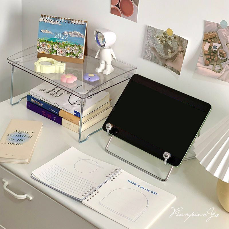 タブレットスタンド iPad スタンド 卓上置き デスクトップ アート風 学習用