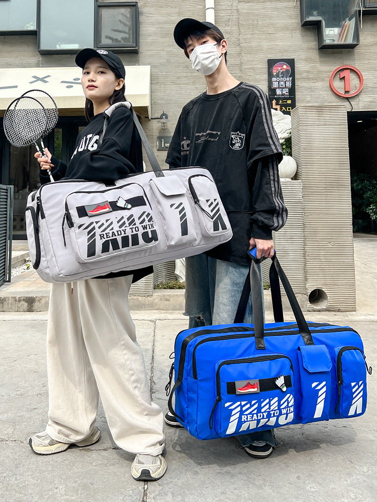☆強度試験済☆ボストンバッグ バドミントンバッグ 旅行バッグ シューズコンパートメント付き