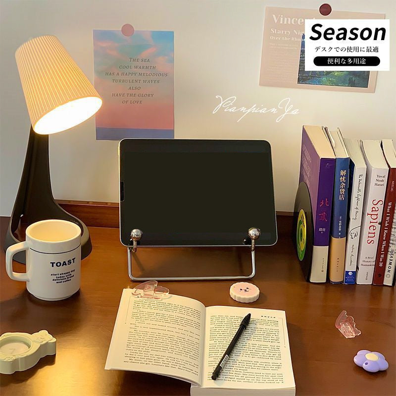 タブレットスタンド iPad スタンド 卓上置き デスクトップ アート風 学習用