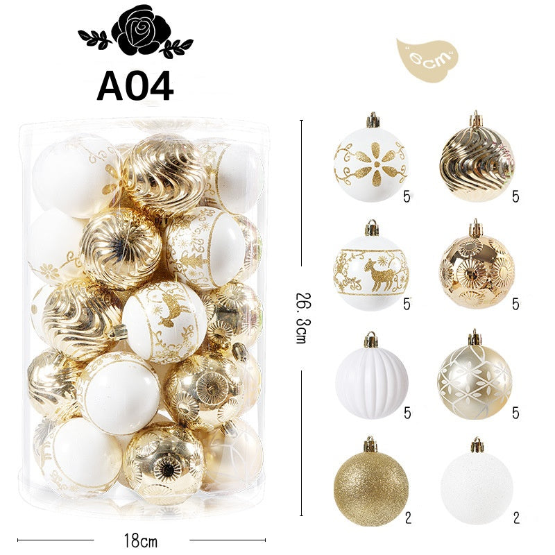 クリスマス オーナメント ボール クリスマスボール 直径6cm 6pcs 34pcs 52pcs