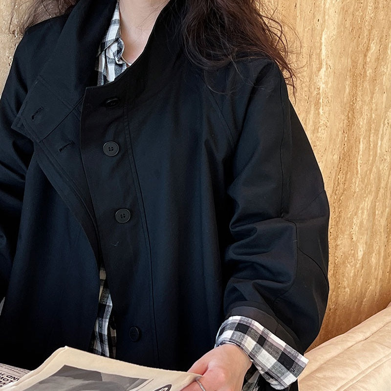 トレンチコート スプリングコート ライトアウター ジャケット アウター コート レディース