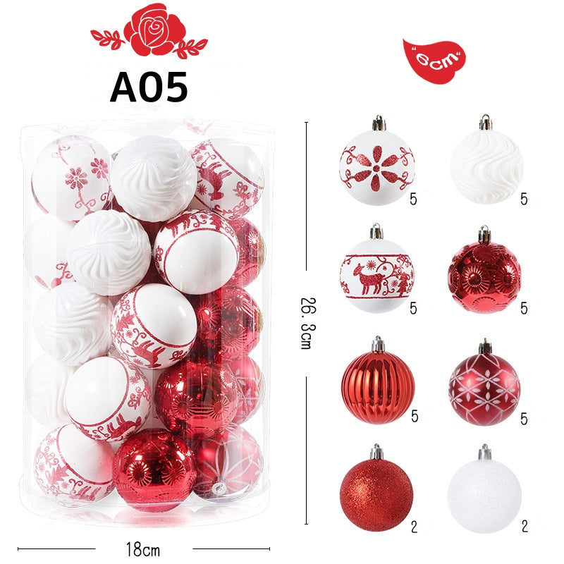 クリスマス オーナメント ボール クリスマスボール 直径6cm 6pcs 34pcs 52pcs