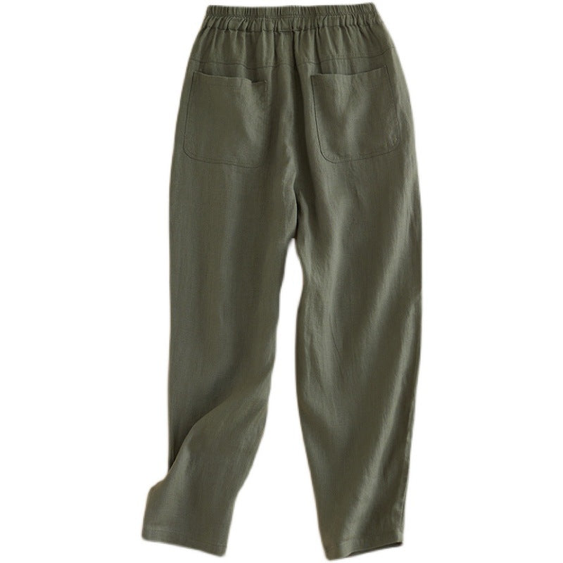 ハーレムパンツ 9分丈 ストレートパンツ レディース パンツ ガウチョパンツ ワイド 快適