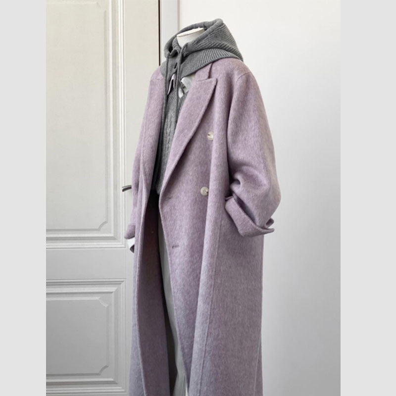 ラシャコート 長袖 レディース チェスターコート ロングコート 襟付き 普段着