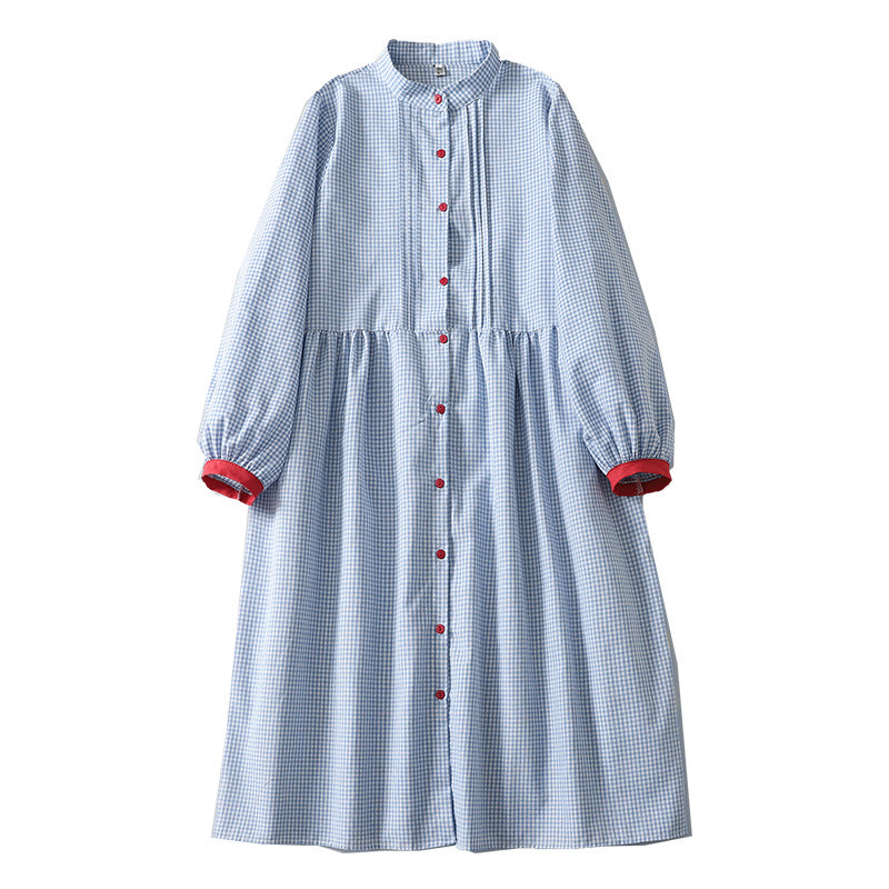 チェックシャツ ブラウス ワンピース トップス レディース オーバーシャツ 長袖