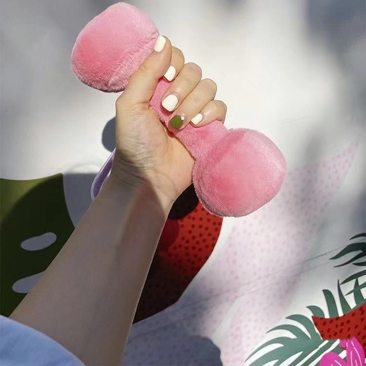 ダンベル キーチェーン バッグチャーム 毛布 かわいい クリエイティブ 収納 おしゃれ 高品質