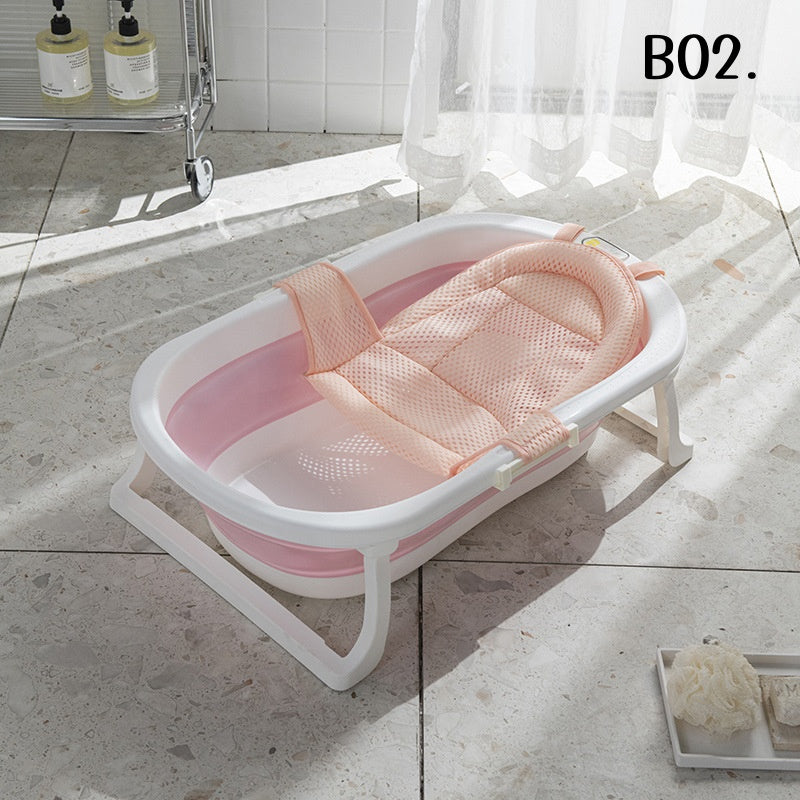 ベビーバス ベビー温度感知折りたたみバス  折りたたみ式ベビーバス
