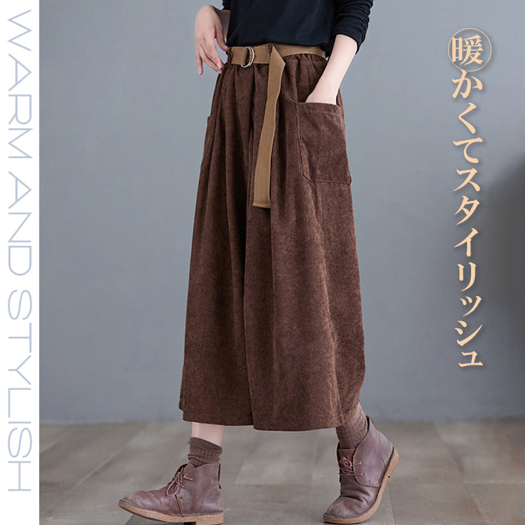 ガウチョパンツ キュロット ワイドパンツ カジュアルパンツ