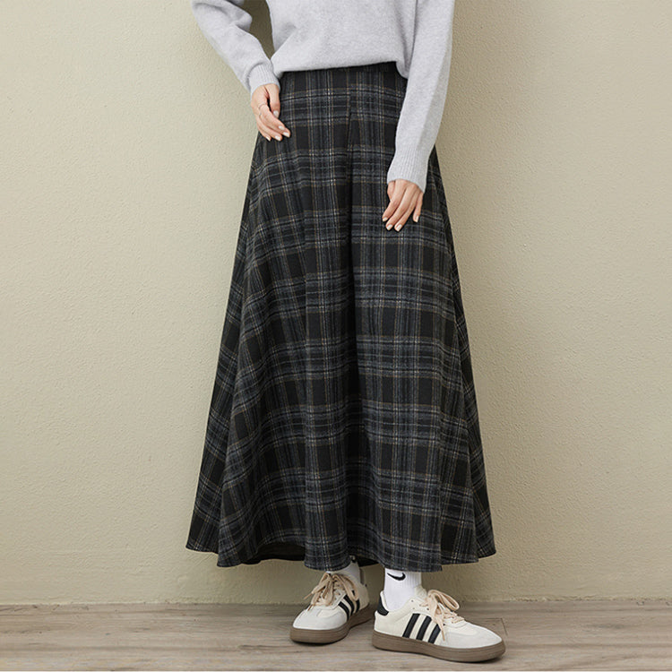 ロングスカート チェック柄スカート フリルスカート スカート ボトムス