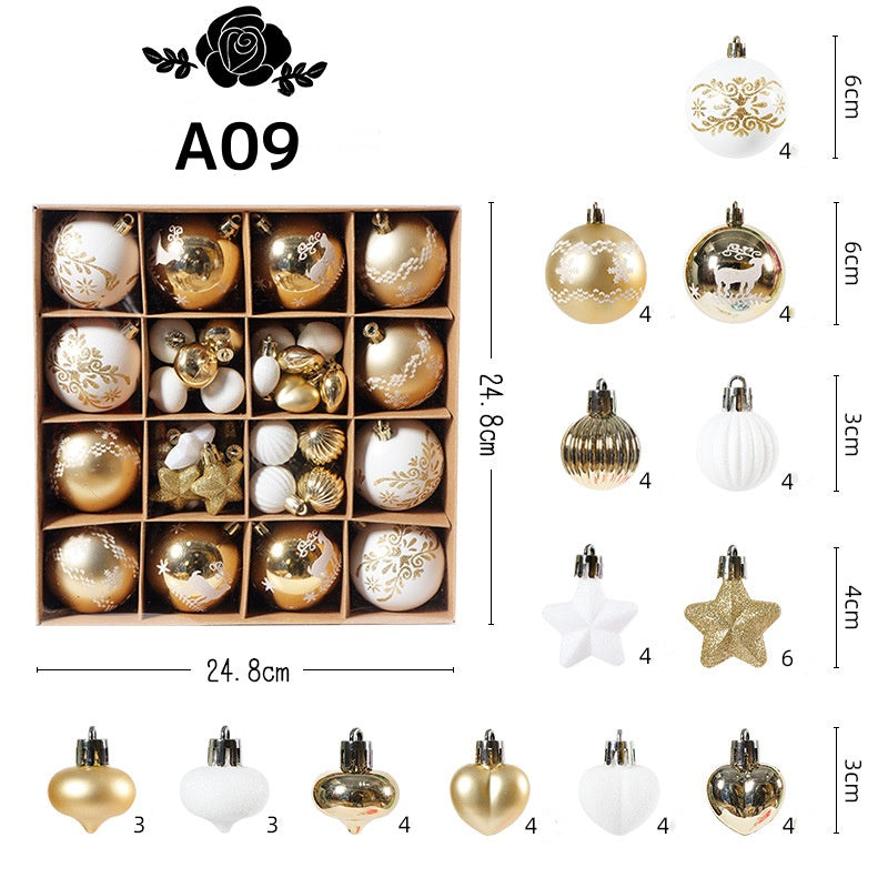 クリスマス オーナメント ボール クリスマスボール 直径6cm 6pcs 34pcs 52pcs