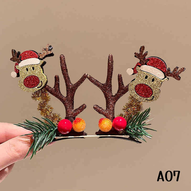 クリスマスヘアアクセサリー ヘアアクセサリー ヘアクリップ ヘアピン 髪飾り 3点セット
