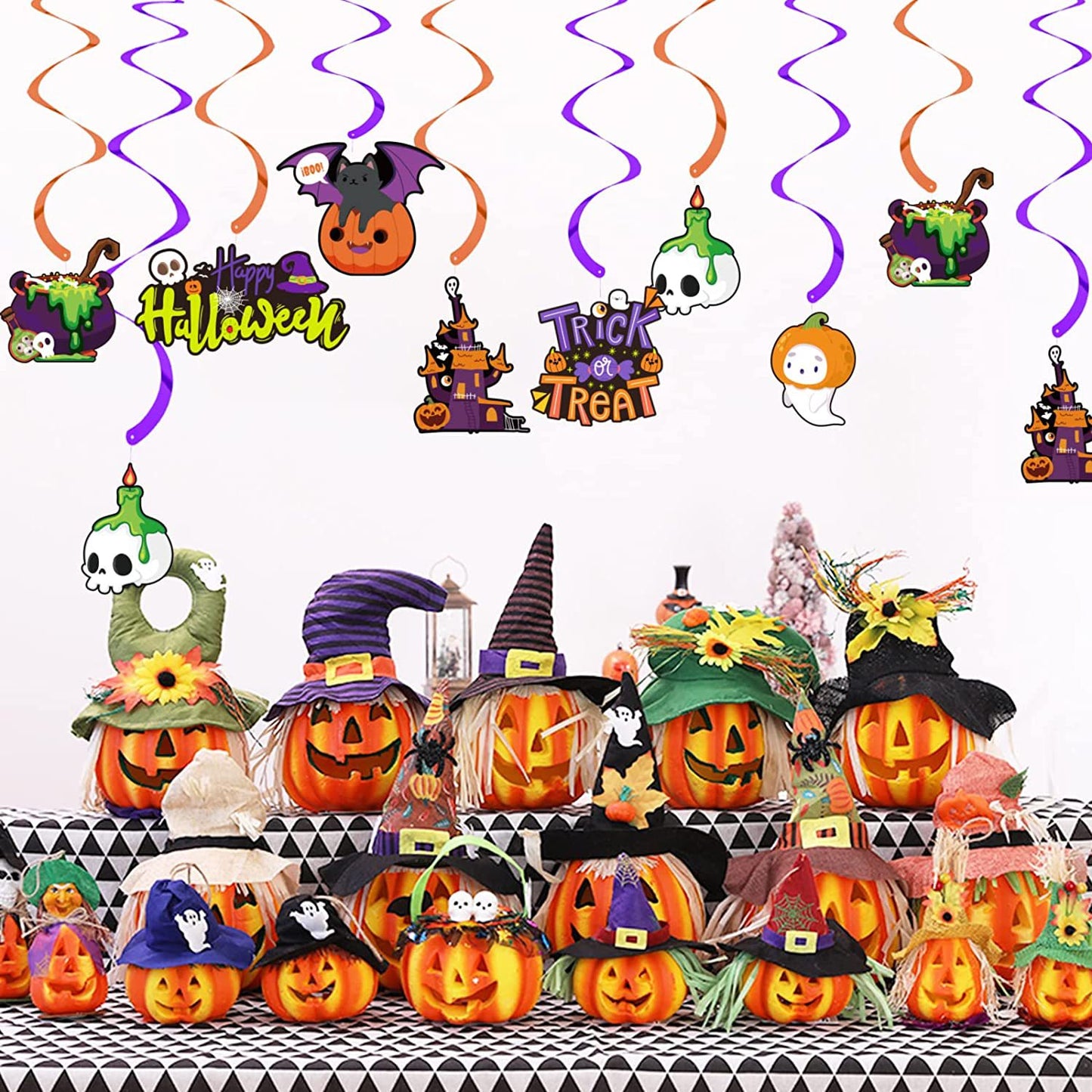 豪華63点!ハロウィン風船 飾り バルーン パーティー イベント デコレーション インテリア 幽霊