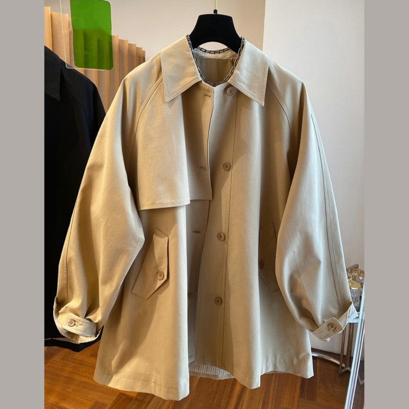 スプリングコート トレンチコート アウター ロングコート レディース ステンカラーコート ライトアウター