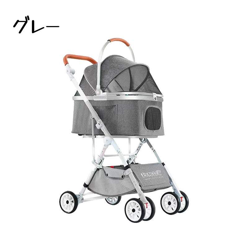 ペットカート ペットキャリーカート ドッグカート 小型犬用ベビーカー キャットカート 猫用ベビーカー