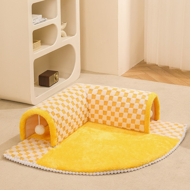 猫 トンネル  おもちゃ ペットベッド 猫 ペット  ペットハウス ペット用品 保温防寒