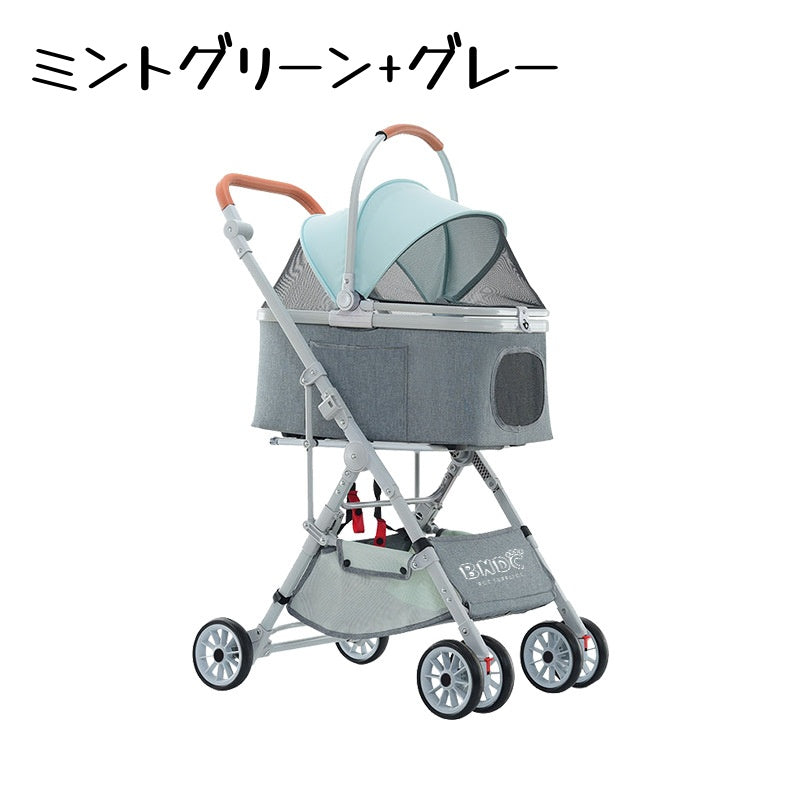 ペットカート ペットキャリーカート ドッグカート 小型犬用ベビーカー キャットカート 猫用ベビーカー