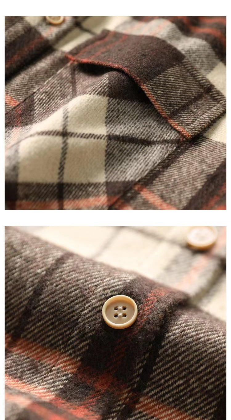 チェック長袖シャツ トップス シャツ ブラウス レディース ロング 長袖